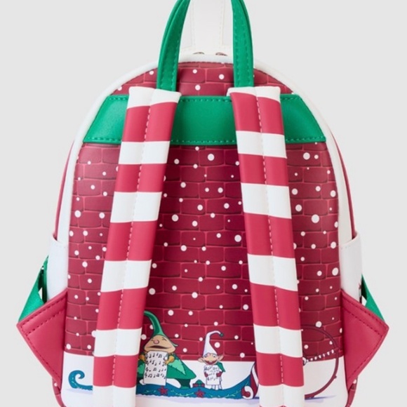 NWT Nightmare Before Christmas Jack Skellington Snowman Mini Backpack - Picture 3 of 4